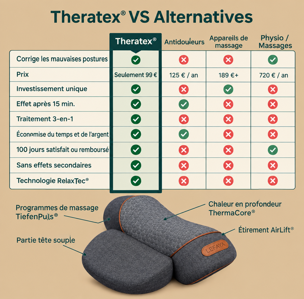 Theratex - masseur 3 en 1