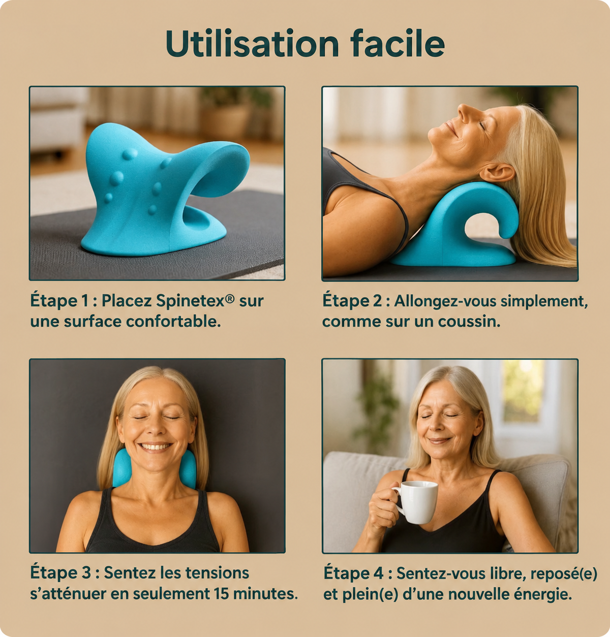 Spinetex - relaxation/étirement du cou